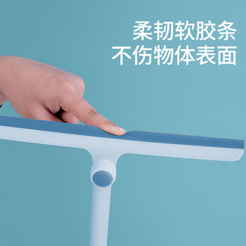 柏图佳擦玻璃神器高层窗外擦窗器玻璃刮镜子台面双面玻璃刮水器白蓝随机