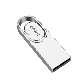 忆捷（EAGET）金属简约U盘 64GB USB2.0接口 学生办公商务优盘 平板电脑音箱打印机等均兼容 高速稳定便携 U5