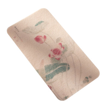 梅林笔庄羊毛毡垫臂垫臂搁书法书画专用手臂防脏垫创意彩绘手枕砚台垫练毛笔字垫书法垫蒲塘秋艳图小毛毡