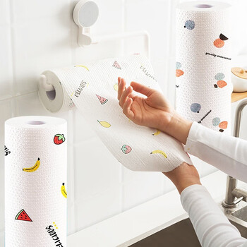 星坊 懒人抹布300片6卷一次性无纺布洗碗布 干湿两用清洁吸水厨房纸巾