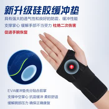 耐力克斯（NAILEKESI N）腱鞘炎夹板护手腕关节骨折固定支具tfcc医用桡骨扭伤康复护具左M