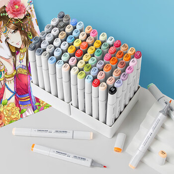 法卡勒（FINECOLOUR）3代酒精性双头马克笔单支E413美术写生水彩笔