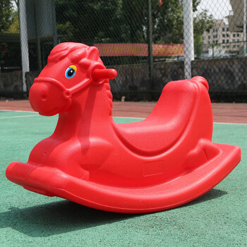 好沐音(haomuyin)幼儿园木马儿童塑料骑摇马室外淘气堡玩具室内宝宝