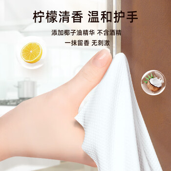 心相印 厨房清洁湿巾40片/包*6包 强效去污湿巾 家庭装XJB040 包装随机
