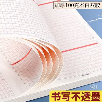 递乐 申论稿纸标准答题纸省考国考申论用纸作文本格子公务员考试范文A4申论稿纸20张 SZA4020E833