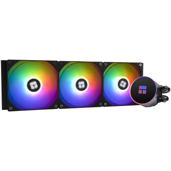 Thermalright利民 Frozen Magic 360 ARGB 冰封幻境 CPU散热器风扇 金属扣具 一体式水冷散热器 FM360 ARGB黑色