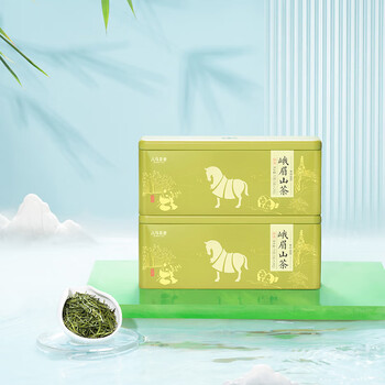 八马茶业峨眉山茶·茗作800 峨眉山绿茶 144克/盒 BI0106