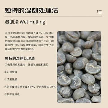 鹿家嘴印度尼西亚PWN正宗黄金曼特宁单品精品挂耳咖啡10g×10片