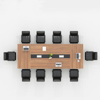 圣黎简约会议桌长桌加厚款办公桌培训开会长条桌椅组合2.0*1.0米桌