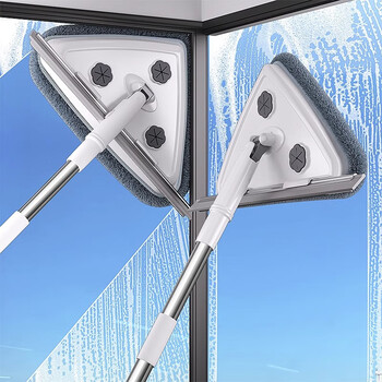 洁仕宝三角多功能拖把天花板清洁神器擦玻璃擦窗神器家用高层墙壁墙面