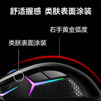 联想（Lenovo）游戏鼠标HEADSHOT 有线电竞游戏鼠标宏 拯救者游戏本Y9000P/R7000原装 绝地求生/lol吃鸡神器cf