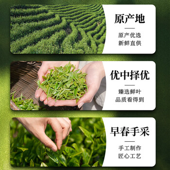 第一江南2026新茶明前特级龙井绿茶250g西湖茶叶礼盒装春华秋实春茶送礼