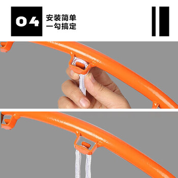 LIVEX篮球网纯白 比赛室内外训练运动投篮网兜体育用品（不含篮筐）