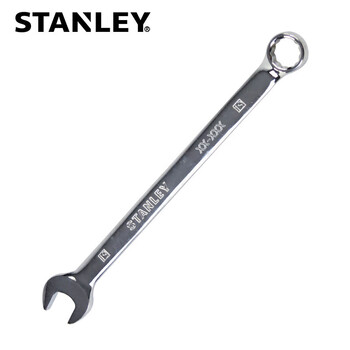 史丹利（STANLEY）强力型精抛光两用长扳手梅花开口扳手公制呆扳手机修19mm 85-669
