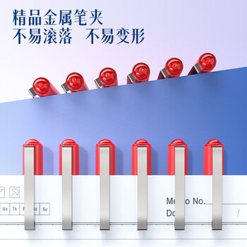 得力(deli)直液笔中性笔 0.5mm子弹头签字笔学生考试笔走珠笔水笔 红色 办公用品12支/盒S656 得力(deli)直液笔中性笔 0.5mm子弹头签字笔学生考试笔走珠笔水笔 红色 办公用品12支/盒S656