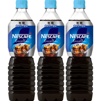 雀巢（Nestle）日本进口Excella液体咖啡无糖900ml*3瓶装饮料美式即饮黑咖啡