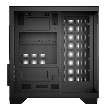 长城（Great Wall）视界S1 Mini黑色海景房电脑机箱（M-ATX/240水冷位/双面玻璃/7风扇位）