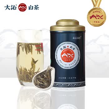 大沁 2018年白牡丹福鼎白茶特级明前灌装茶叶 50g*2罐