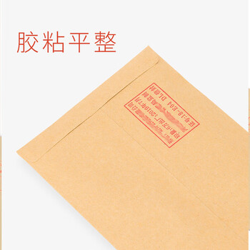 泰档100个信封邮局标准加厚牛皮纸信封85g7号 229*162mm经济型TC01006