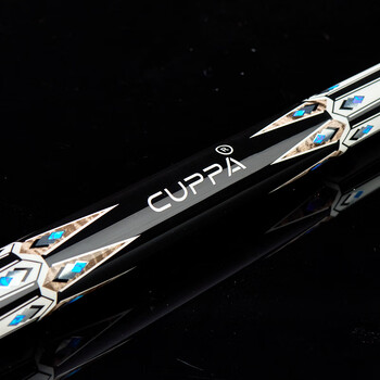 CUPPa水鸟台球杆黑八大头黑8球杆中式八球美式九球中头桌球杆追分11.8