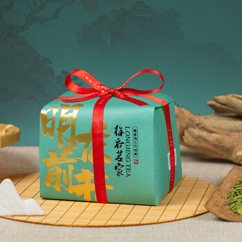 梅府茗家2025年新茶明前钱塘龙井茶叶绿茶纸包装送礼送长辈自己喝200g 梅府茗家2025年新茶明前钱塘龙井茶叶绿茶纸包装送礼送长辈自己喝200g