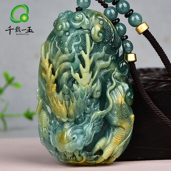 翡翠玉牌吊坠图片- 京东