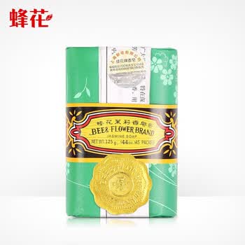 蜂花 香皂 上海蜂花茉莉香皂125g*6块 温和不刺激 新旧包装随机发 
