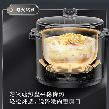 美的电压力锅家用5L双胆大容量高压锅智能菜单预约  智能预约焖香饭智能 【双胆】RY50Q3-FS