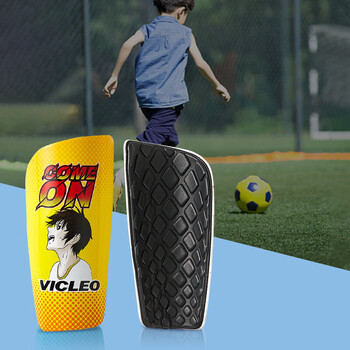维克利奥VICLEO足球护腿板儿童护板插青少年足球护具一对装V820217黄色S码 维克利奥VICLEO足球护腿板儿童护板插青少年足球护具一对装V820217黄色S码