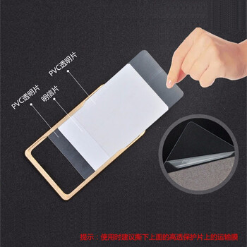 欧唛（oumai）工作牌证件卡套铝合金挂牌双面员工牌胸牌高档公交卡套工号牌工作证 55*85mm 银色1套装