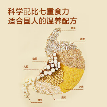 京东京造鲜来多山药薏米芡实粉益生元营养早餐代餐粉养胃600g