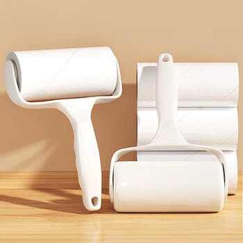 雅高粘毛器10cm10卷纸撕滚筒粘毛纸可撕式替换纸衣服猫狗毛清理神器