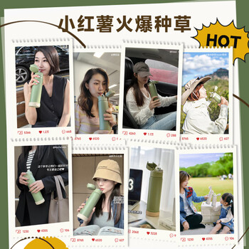 孔雀（Peacock）吸管保温杯  孕妇女士学生儿童高颜值不锈钢便携水杯