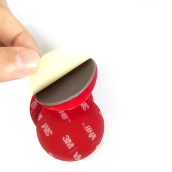 3M双面胶强力无痕耐高温办公学习家用婚庆装饰贴春联ETC车载支架适用胶 110GF 圆形直径40MM/ 6片