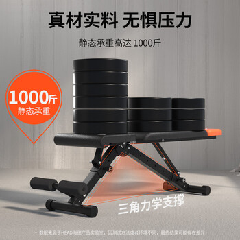 海德（HEAD）海德哑铃凳卧推凳仰卧起坐飞鸟凳健身椅多功能健身器材家用