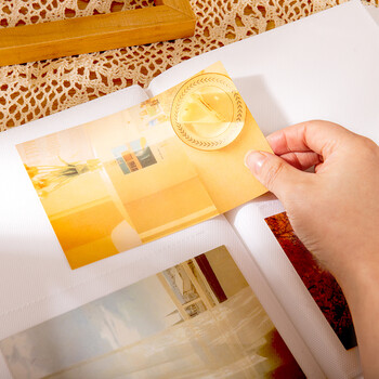 洧宜时光相册影集6寸相册家庭纪念册大容量照片过塑插页式混合装定制拼豆收纳册宝宝情侣旅行纪念册