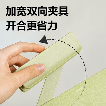 得力（deli）A4 PP文件夹板横竖两用 旋转夹具资料夹写字板夹垫板磁性文件夹报告夹午夜蓝 学习办公用品NS502