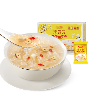 好想你 清菲菲冻干银耳羹105g/7袋 红枣枸杞莲子冲泡早餐代餐 好想你 清菲菲冻干银耳羹105g/7袋 红枣枸杞莲子冲泡早餐代餐