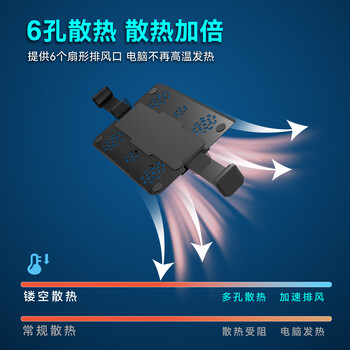 KALOC笔记本支架臂 显示器支架 机械臂 笔记本电脑支架升降 显示屏支架 笔记本增高架 电脑支架散热器