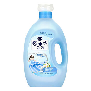 金纺 清新柔顺衣物护理剂3KG+柔顺剂400g+留香珠25g*3袋 护衣防静电 金纺 清新柔顺衣物护理剂3KG+柔顺剂400g+留香珠25g*3袋 护衣防静电