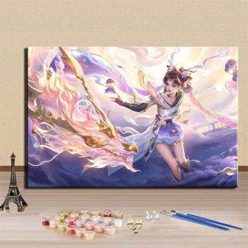 数字油画卡通人物价格报价行情- 京东