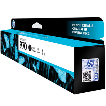 惠普（HP）970墨盒黑色标准容量 原装墨盒适用x451dw/551dw/476dw/576dw打印机（约3000页）