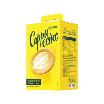 摩氏卡布奇诺速溶三合一咖啡粉 特浓即溶奶咖 袋装便携提神15g*100条 摩氏卡布奇诺速溶三合一咖啡粉 特浓即溶奶咖 袋装便携提神15g*100条
