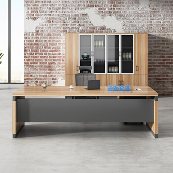 圣黎办公家具老板桌经理桌主管桌电脑桌单人办公桌椅1.6*0.8米单桌 圣黎办公家具老板桌经理桌主管桌电脑桌单人办公桌椅1.6*0.8米单桌