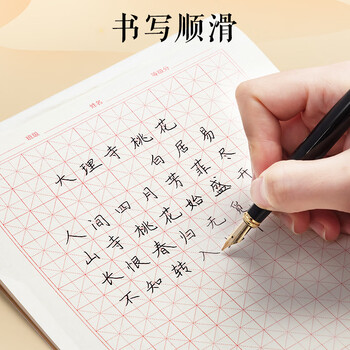 晨光（M&G）文具16K田字格练字本硬笔书法纸练字帖田格草稿书法本学生钢笔字专用5本APYL919NG