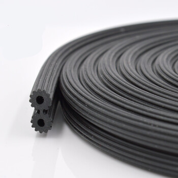 牛筋硅胶压纱条纱网纱窗压条塑钢窗纱压条铝合金门窗胶条密封条 黑色