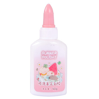 晨光（M&G）40g可水洗学生手工DIY白胶高粘性白乳胶水ABJ97247 3个装