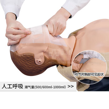 勤良QL/CPR490心肺复苏训练假人全身 CPR人工呼吸胸外按压急救训练模型 心肺复苏急救训练模拟人教学模型