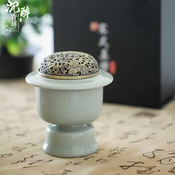三足鼎立汝窑香炉品牌及商品- 京东