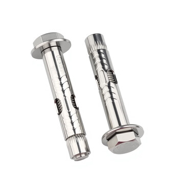 永利尚 304不锈钢外六角内膨胀螺丝拉爆内置螺栓管 10*80（5个）